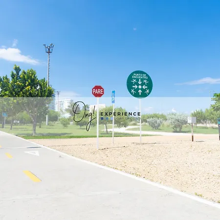 Cb739 Relajante Vista Frente Al Aeropuerto Apartamento *