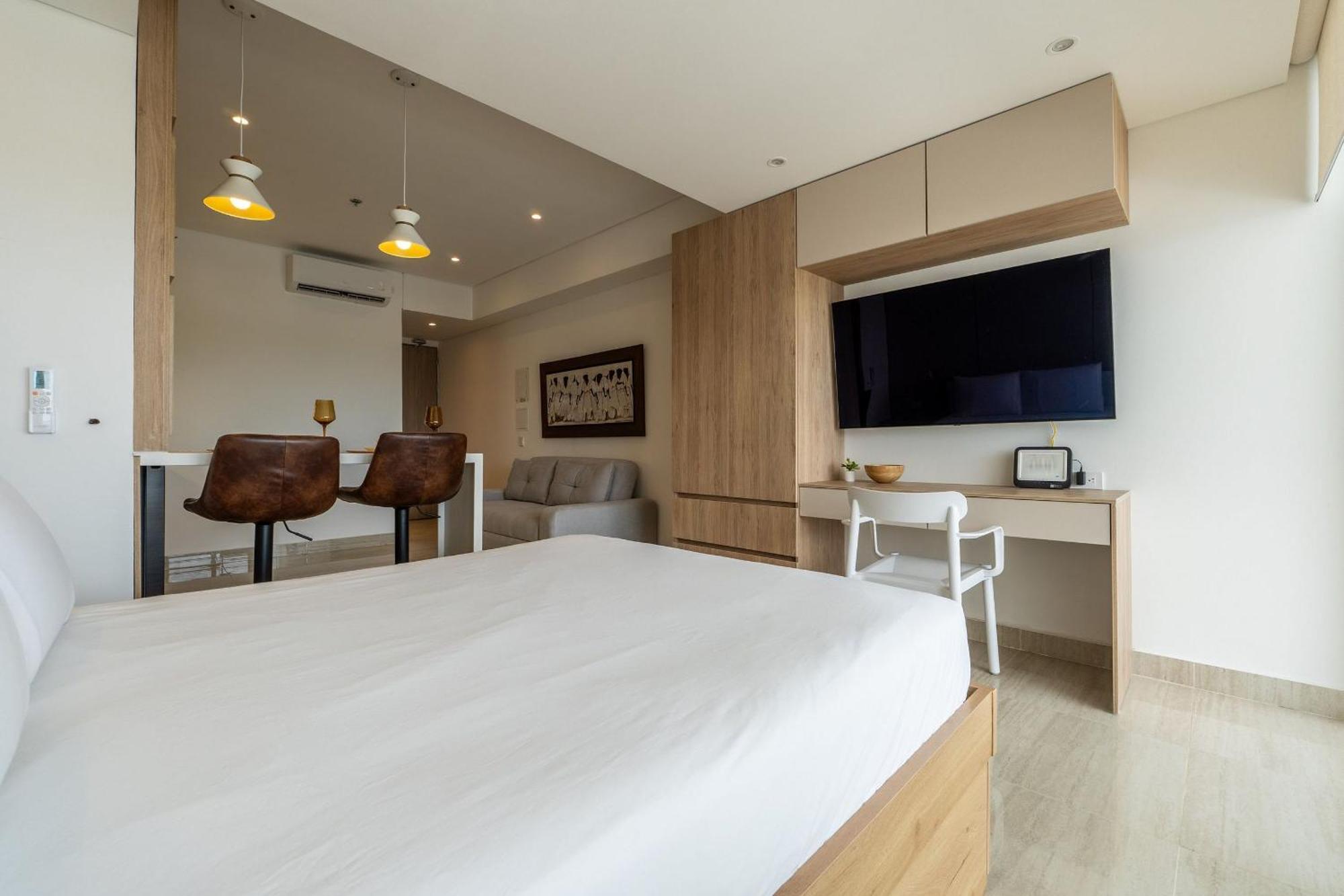 Apartamento Cb739 Relajante Vista Frente Al Aeropuerto *