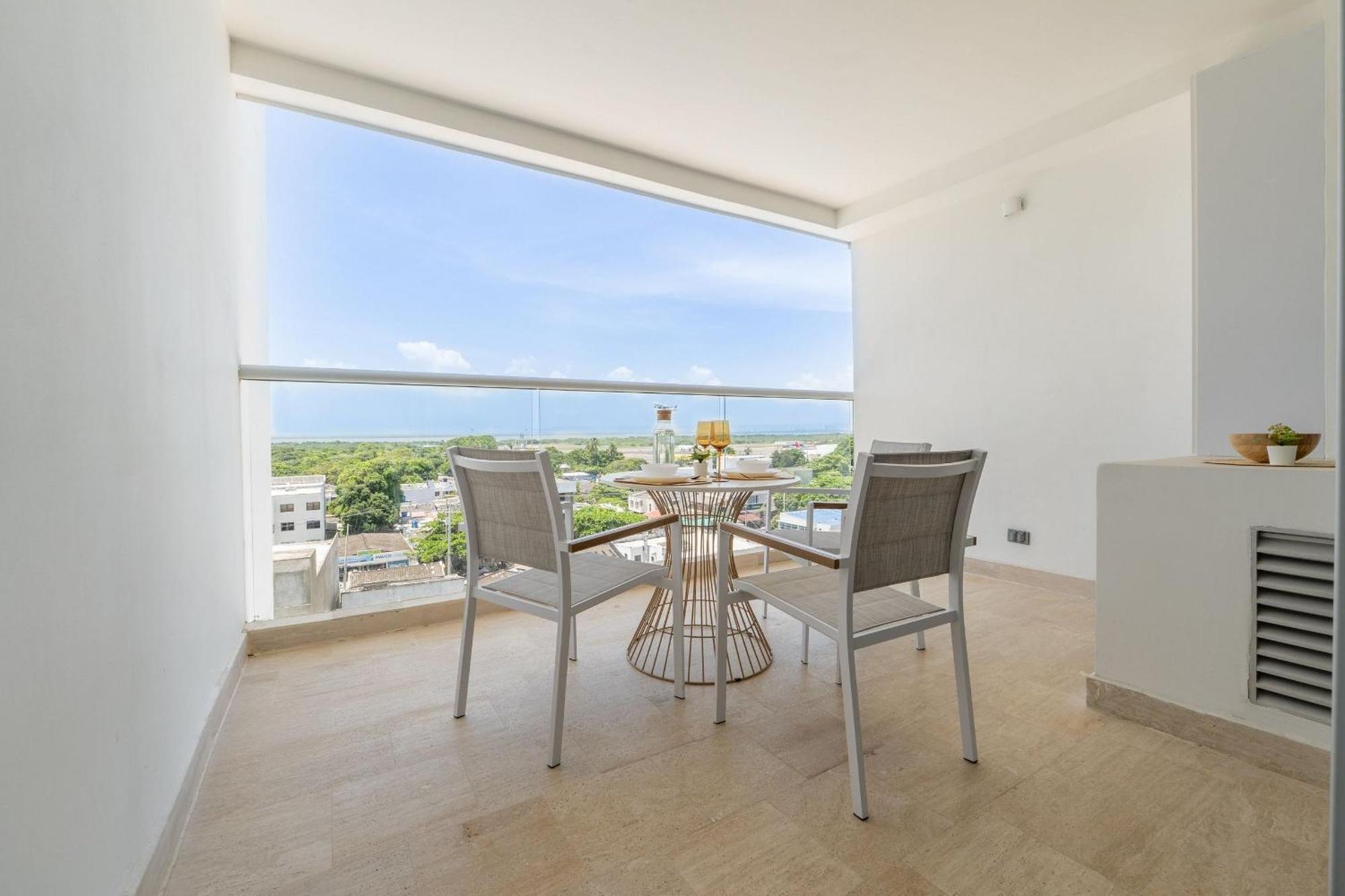 Apartamento Cb739 Relajante Vista Frente Al Aeropuerto